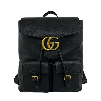 グッチ レザーリュックサック