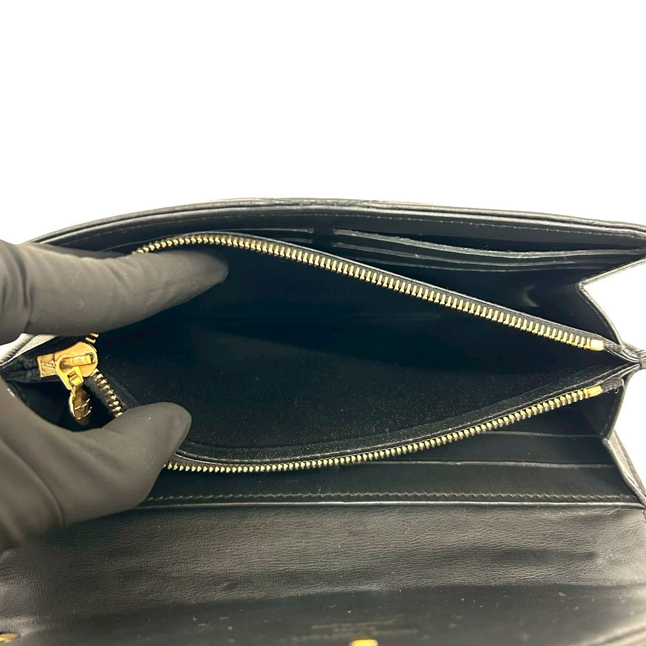 ルイヴィトン ニューウェーブ レザー 長財布