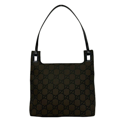 グッチ GGキャンバス レザー ショルダーバッグ
