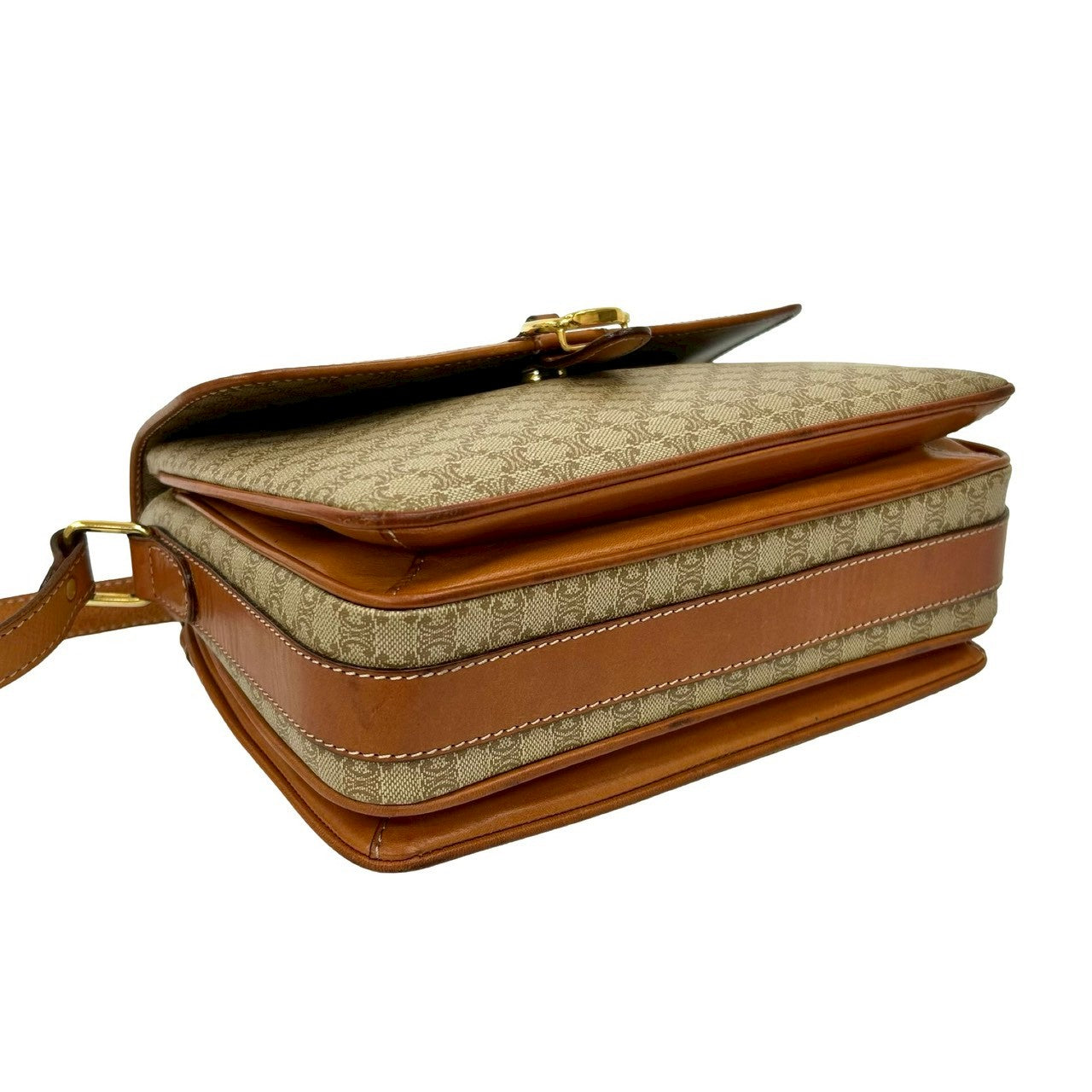 セリーヌ マカダム PVC ショルダーバッグ