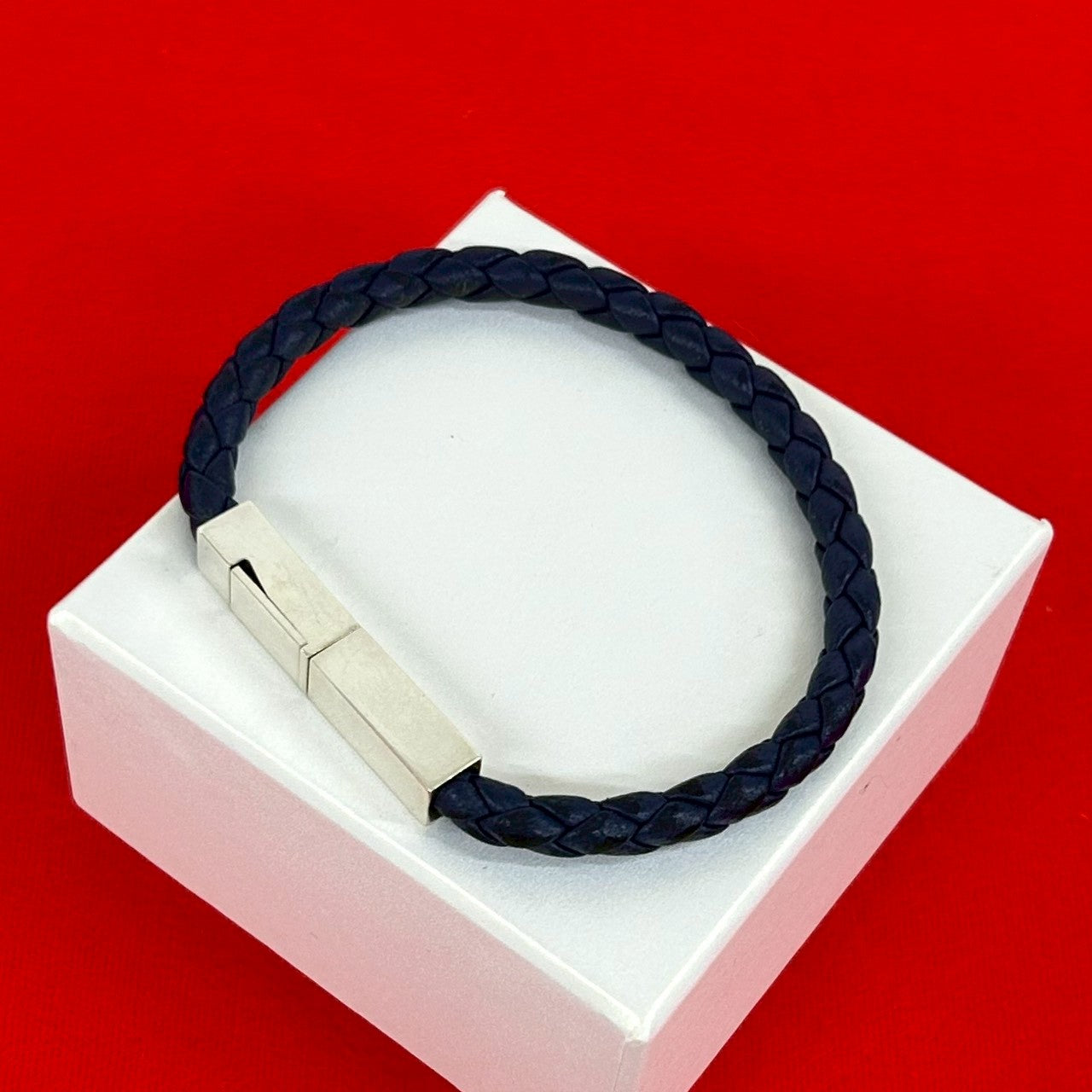 ボッテガヴェネタ レザー シルバー925 ブレスレット