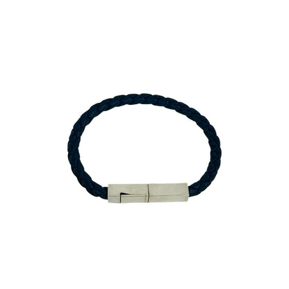 ボッテガヴェネタ レザー シルバー925 ブレスレット