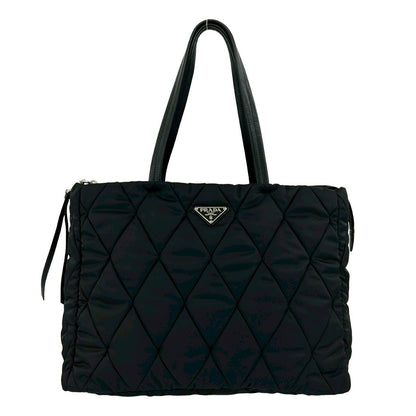プラダ ナイロン レザー トートバッグ