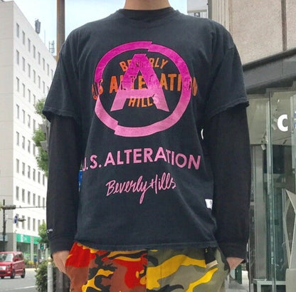 U.S.ALTERATION リミテッド Tシャツ プリント コットン