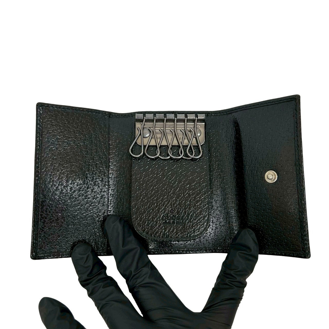 グッチ G ロゴ レザー キーケース