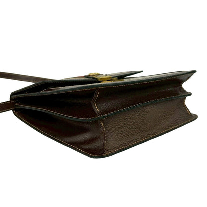 グッチ GG PVC レザー ショルダーバッグ