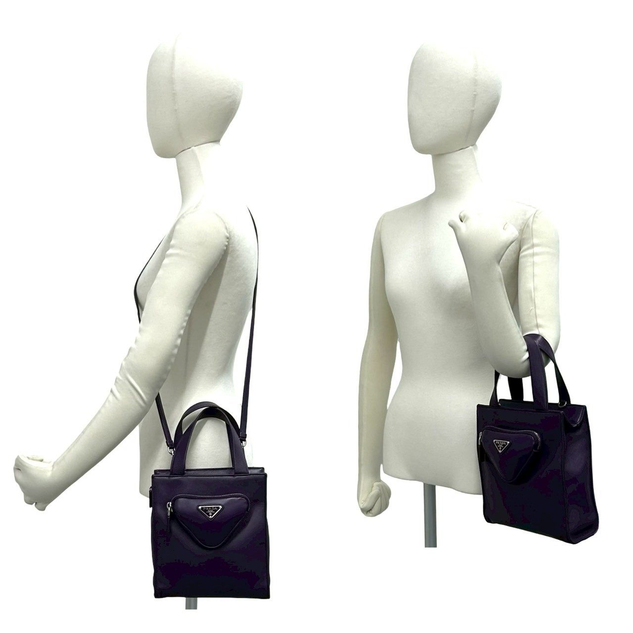 プラダ ナッパレザー2wayハンドバッグ