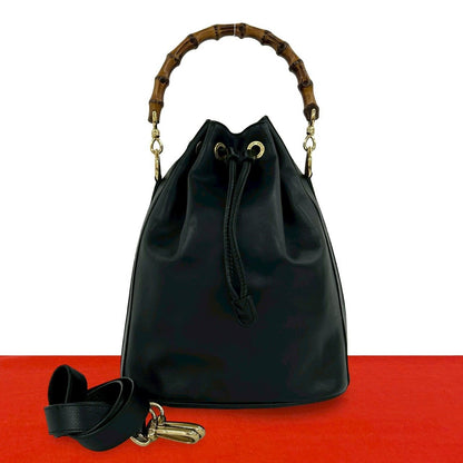 グッチ レザー2wayショルダーバッグ