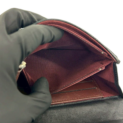 シャネル マトラッセ ラムスキン 二つ折り財布