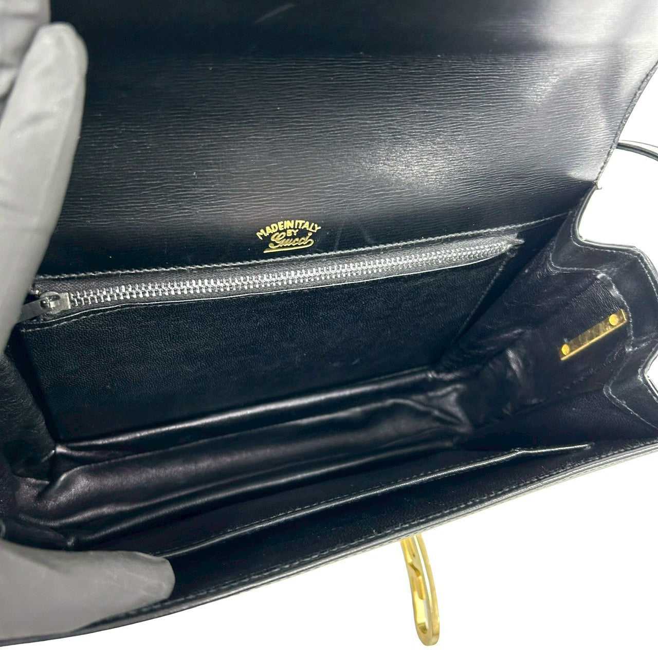 グッチ カーフレザーショルダーバッグ