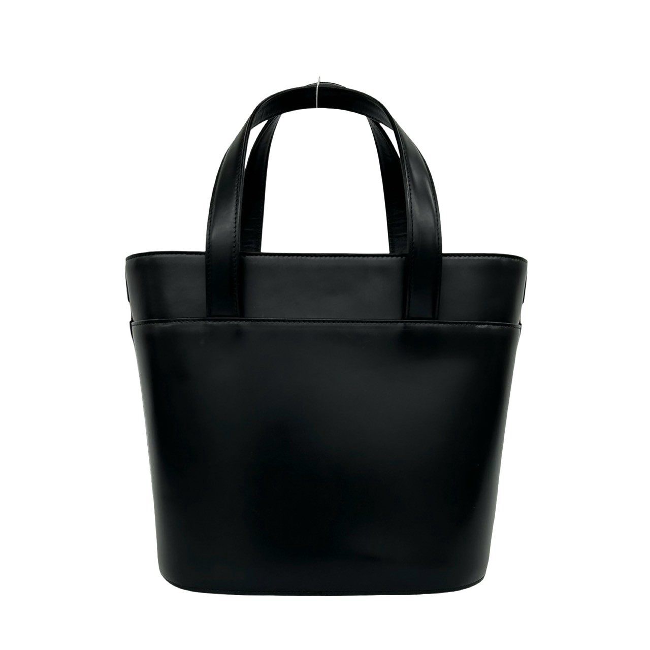 バーバリー レザーキャンバスハンドバッグ
