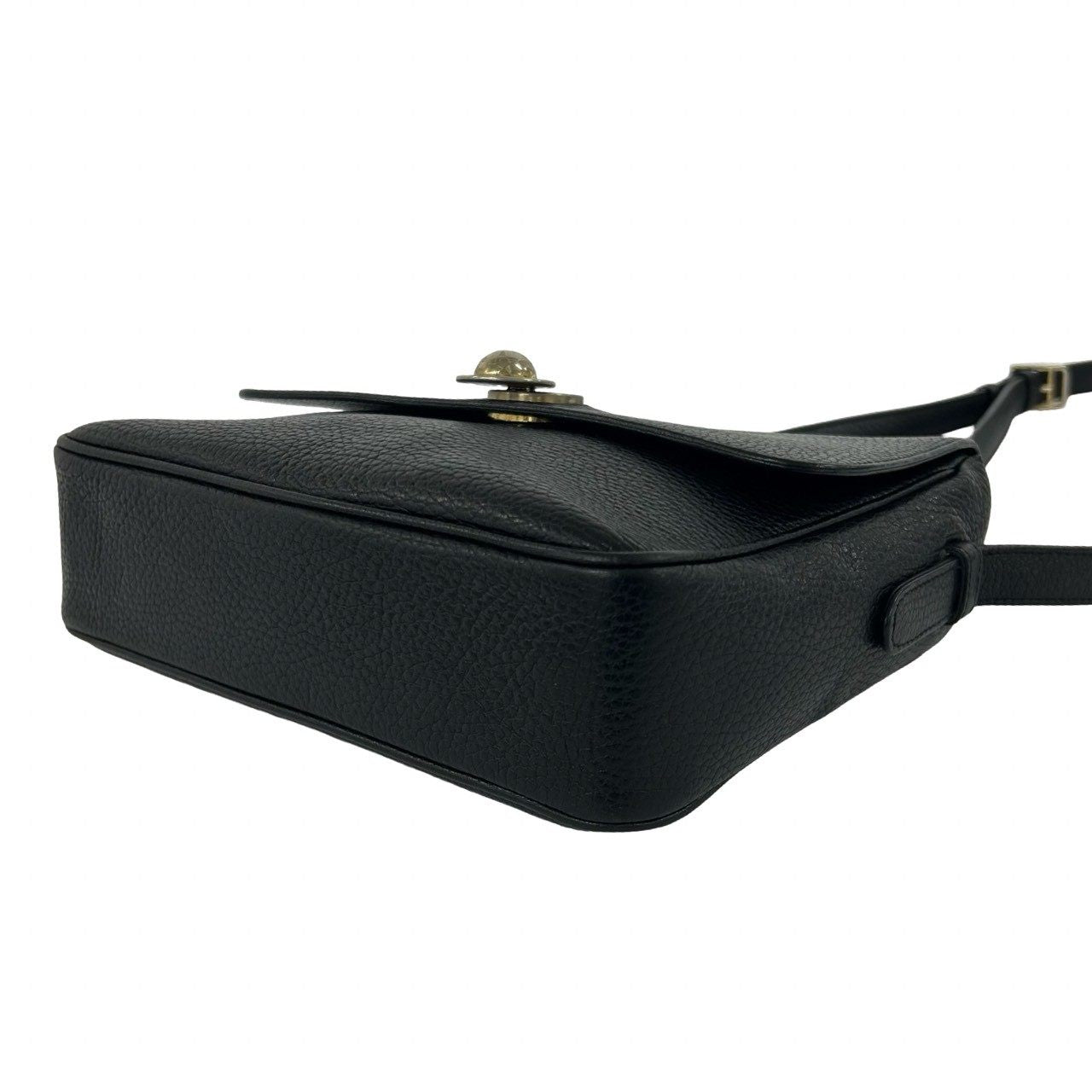 セリーヌ レザーショルダーバッグ
