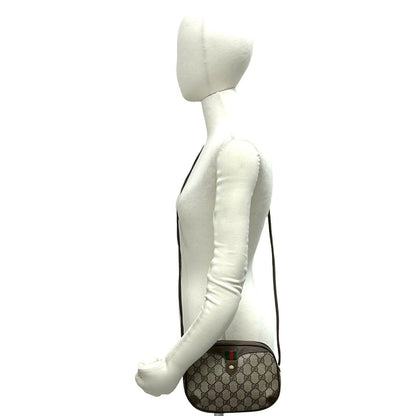 グッチ PVC レザーショルダーバッグ