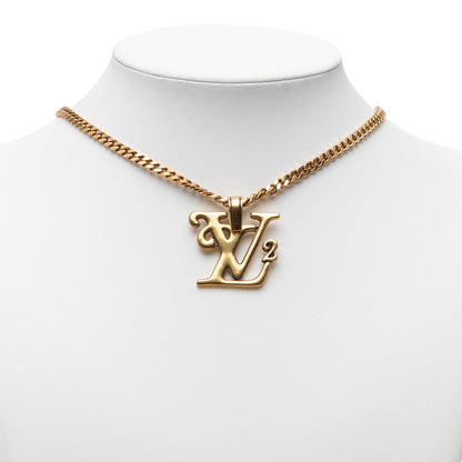 ルイヴィトン コリエ スクエアードLV × NIGO ネックレス