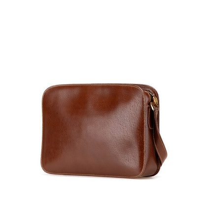 グッチ ロゴ レザー ショルダーバッグ
