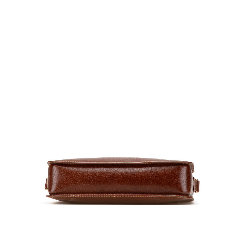 グッチ ロゴ レザー ショルダーバッグ