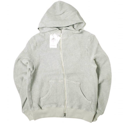 イージーンズ HONEYCOMB ZIP HOODIE コットンパーカー