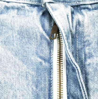 ヘドメイナー PLEATED DENIM PANTS コットン デニムパンツ