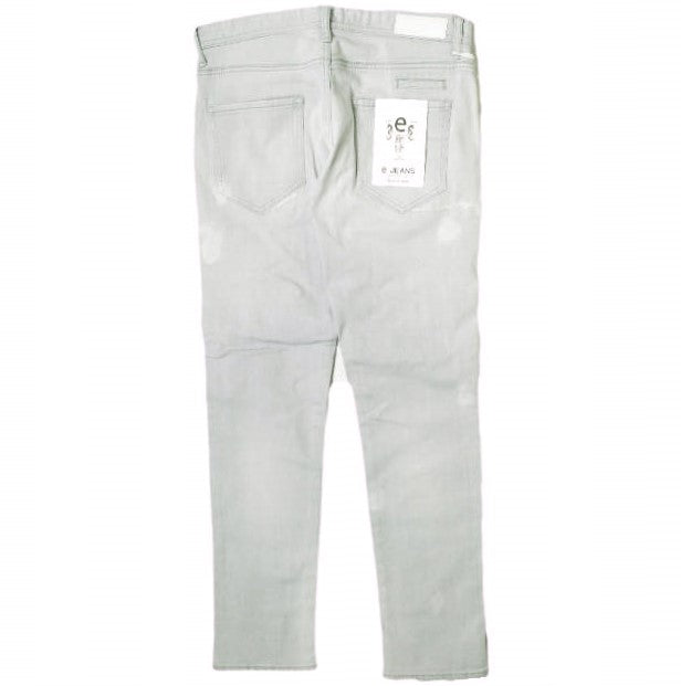 イージーンズ TAPERED 綿 ストレッチスリムテーパードジーンズ