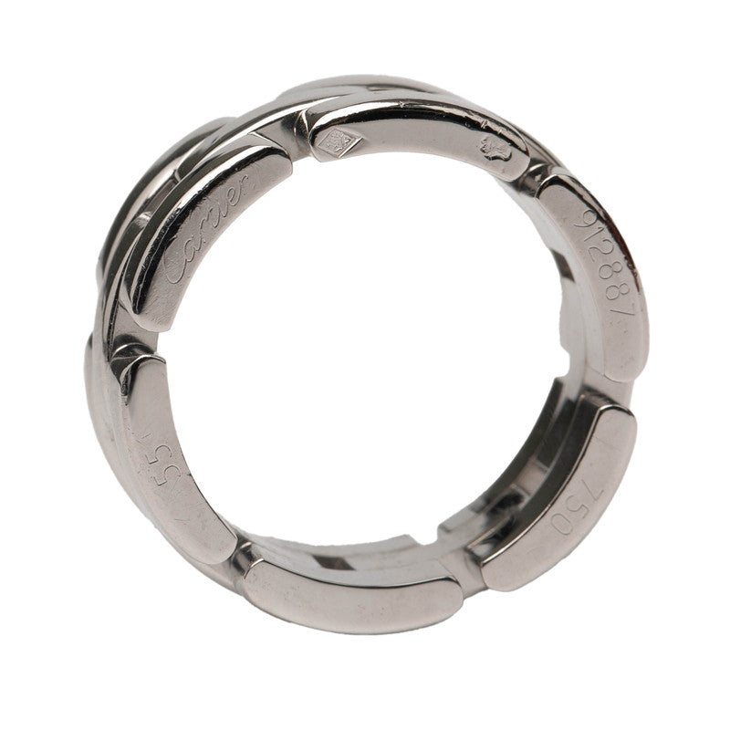 カルティエ マイヨン パンテール Au750 ホワイト ゴールド リング サイズ 15