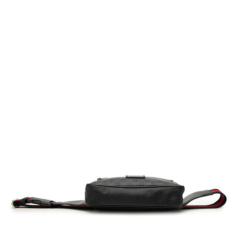 グッチ GGスプリーム シェリーライン PVCレザーウエストバッグ