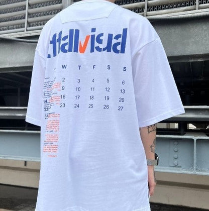 A4A ID カレンダー コットン Tシャツ