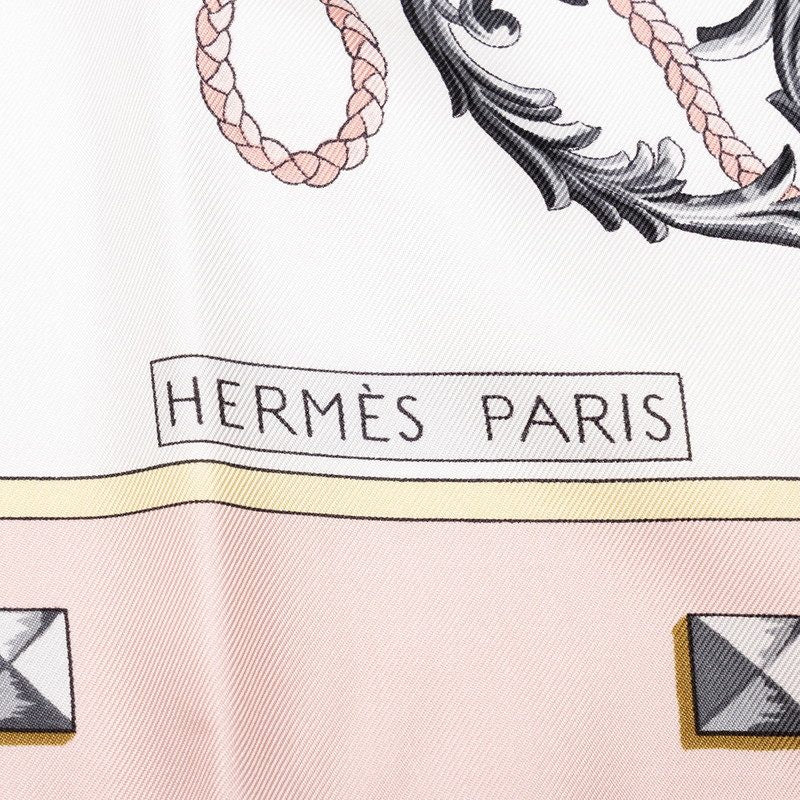 エルメス カレ90 LES CLES シルクスカーフ