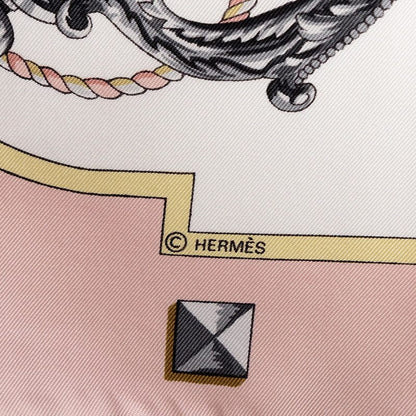 エルメス カレ90 LES CLES シルクスカーフ