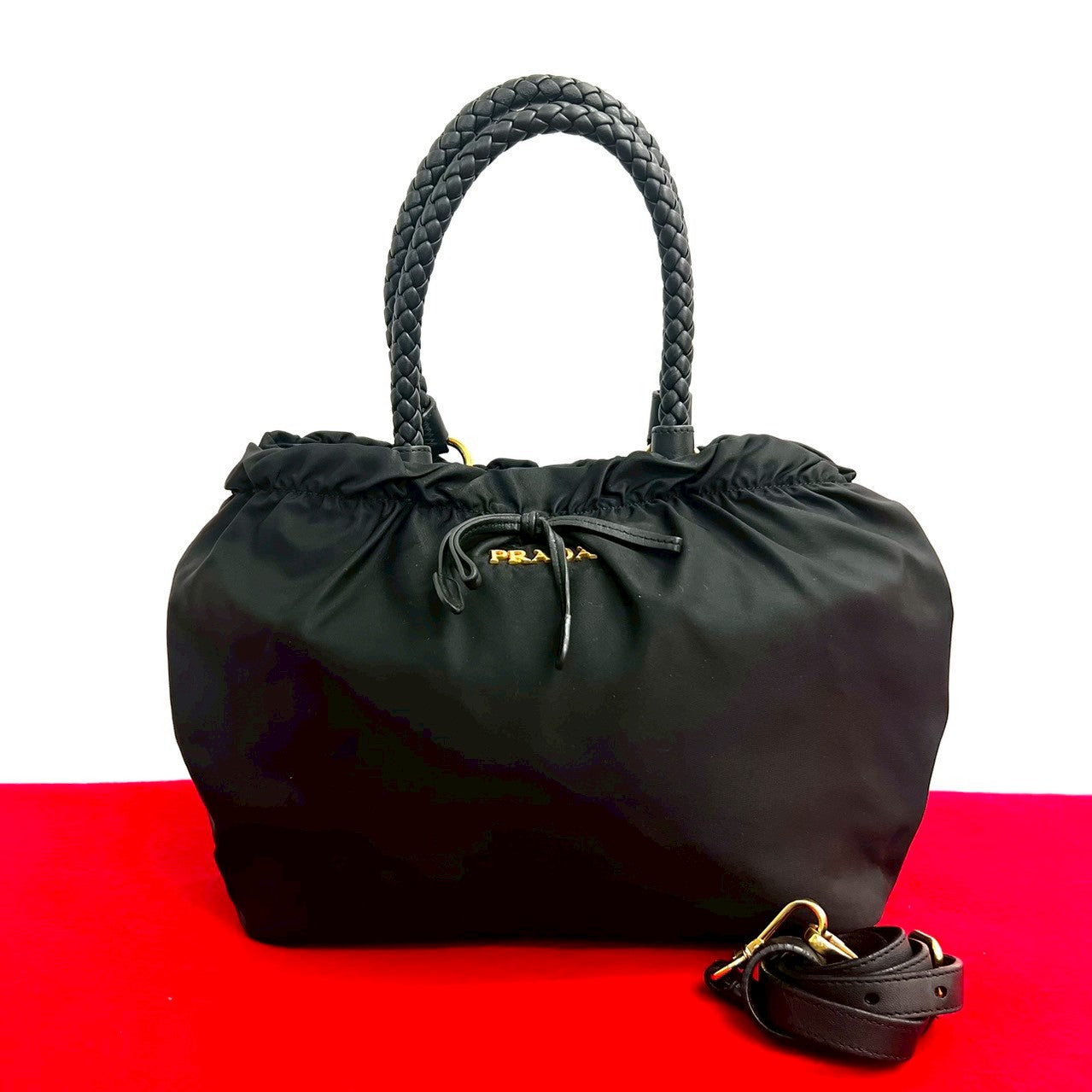 プラダ テスート レザー 2WAY バッグ
