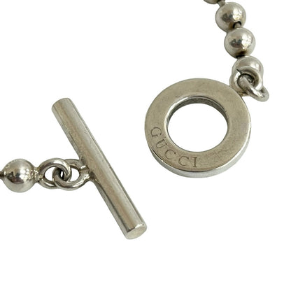 グッチ ロゴ モチーフ シルバー 925 ブレスレット