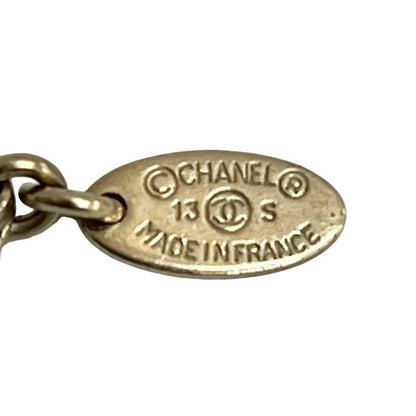 シャネル ココ マーク スイング パール ネックレス