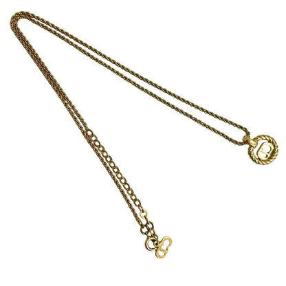 クリスチャン ディオール CD モチーフ ネックレス