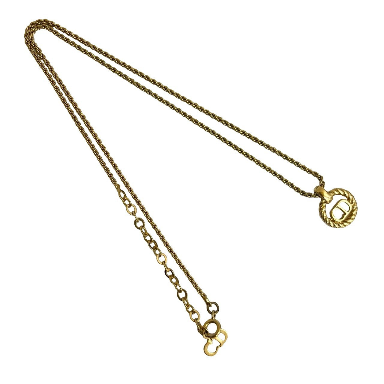 クリスチャン ディオール CD モチーフ ネックレス