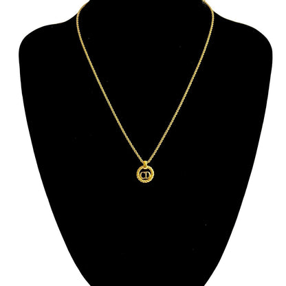 クリスチャン ディオール CD モチーフ ネックレス