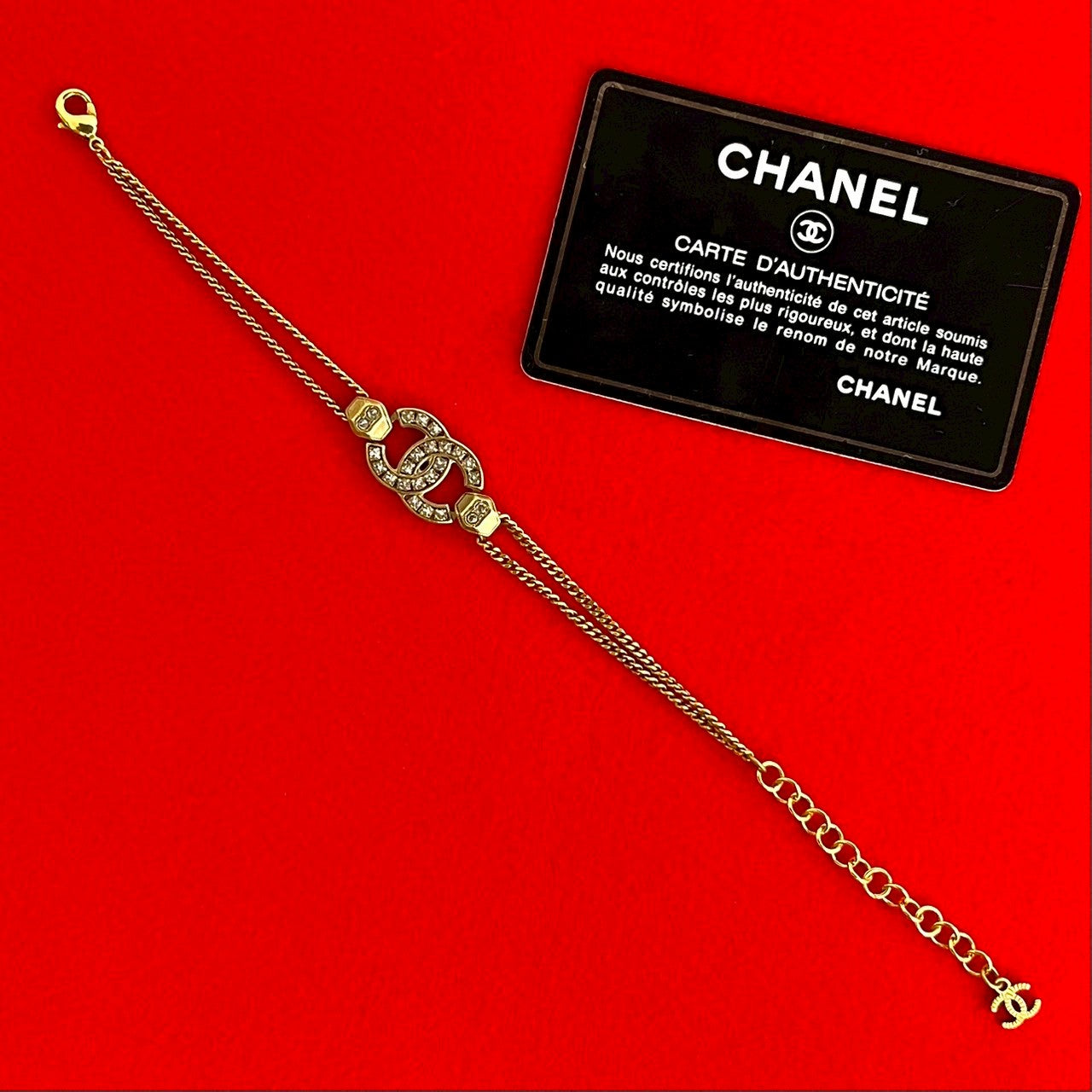 シャネル ココ マーク モチーフ ブレスレット