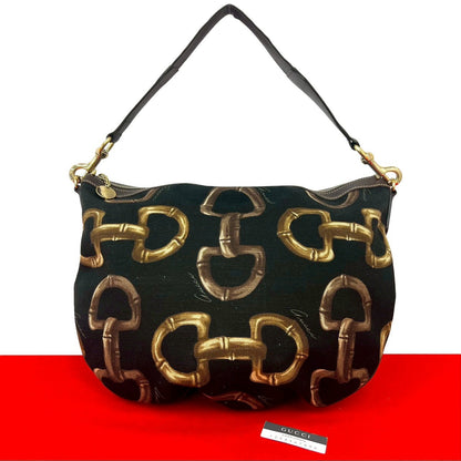 グッチ キャンバス レザー2wayバッグ