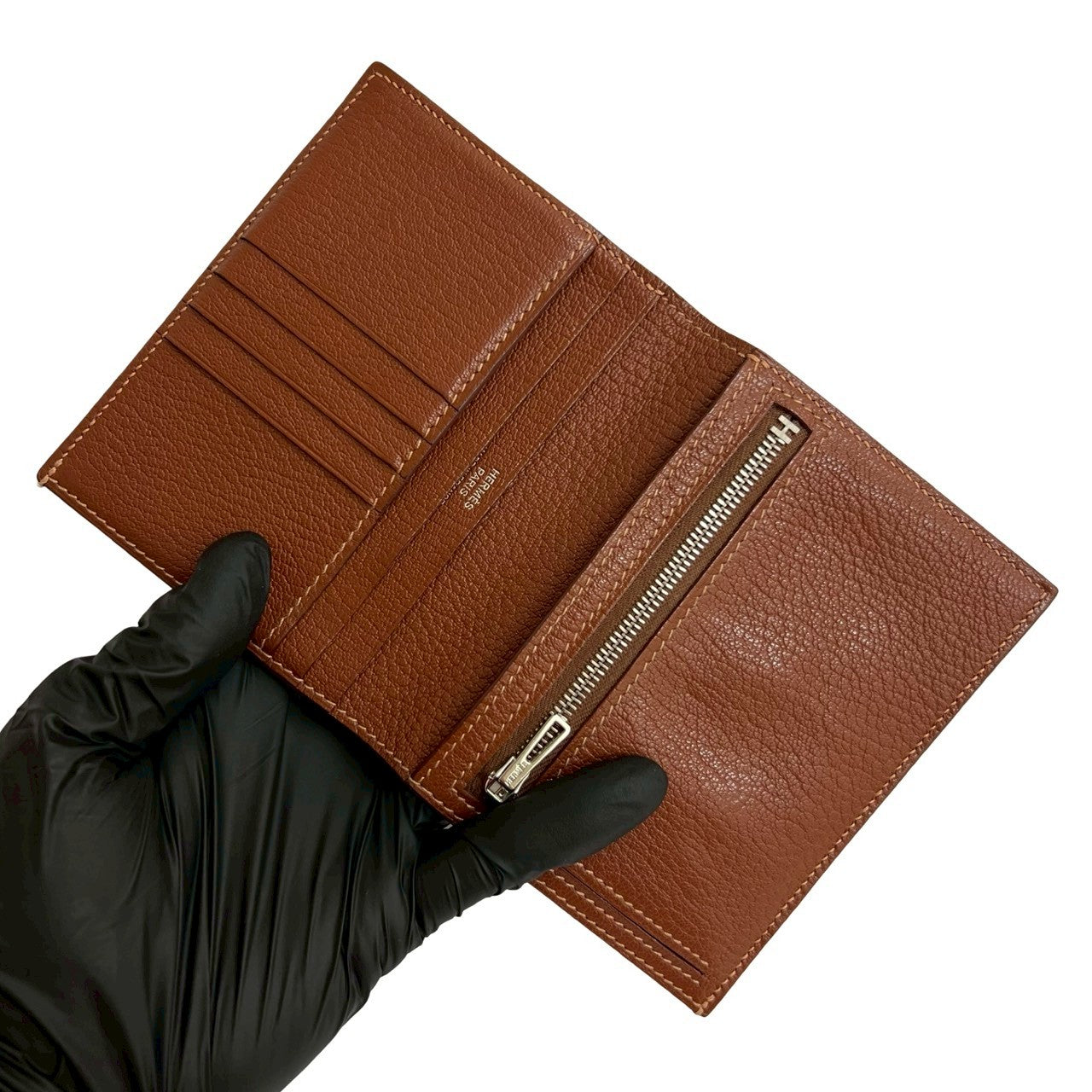 エルメス ベアン シェーブル ミゾール コンパクト ウォレット