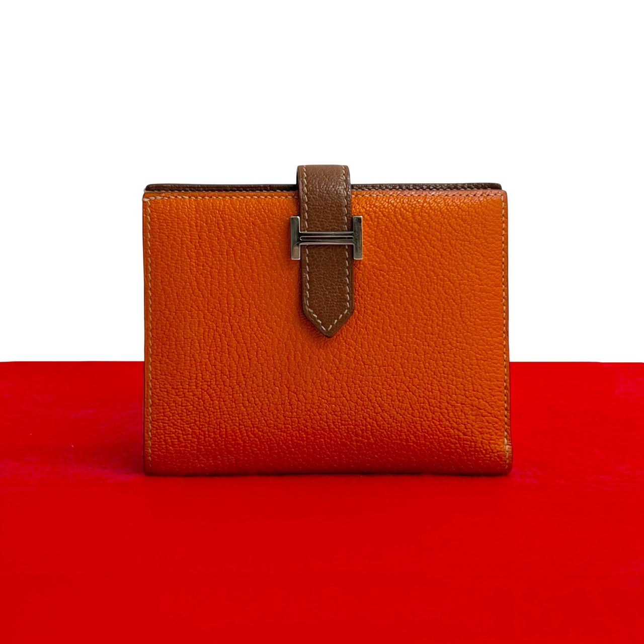 エルメス ベアン シェーブル ミゾール コンパクト ウォレット