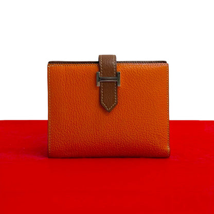 エルメス ベアン シェーブル ミゾール コンパクト ウォレット