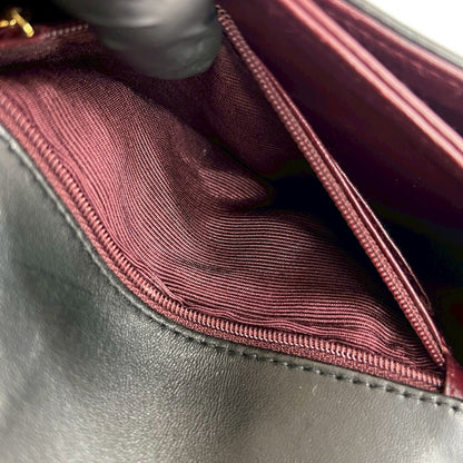 シャネル ダイアナ フラップ ラムスキン ショルダーバッグ