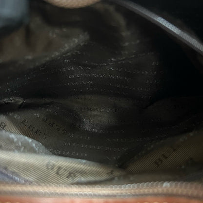 バーバリー チェック レザー ショルダー バッグ