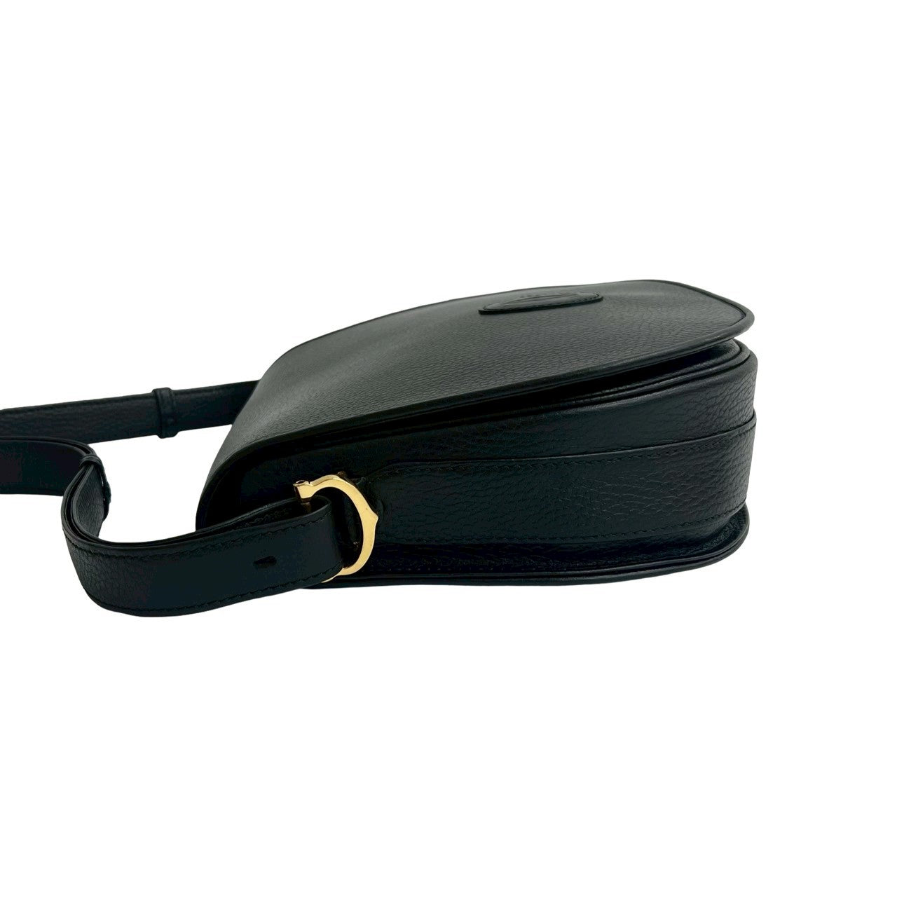 カルティエ マストライン レザー ショルダーバッグ