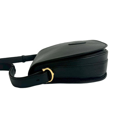 カルティエ マストライン レザー ショルダーバッグ