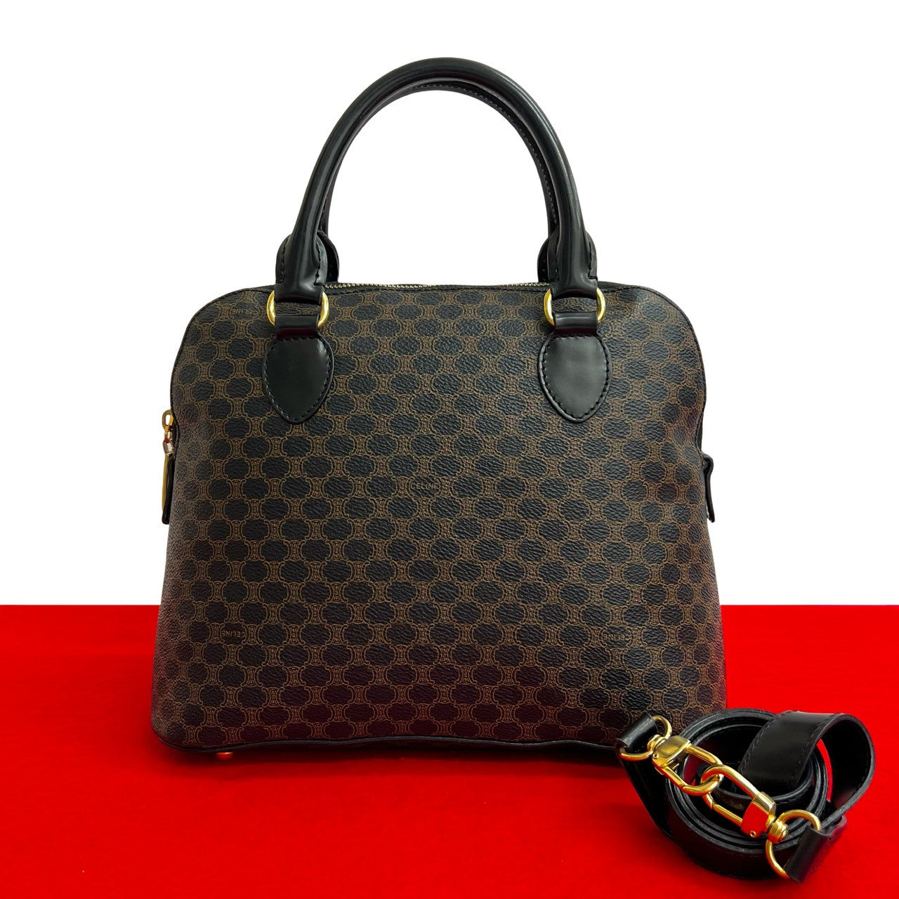 セリーヌ マカダム ブレゾン 2WAY バッグ