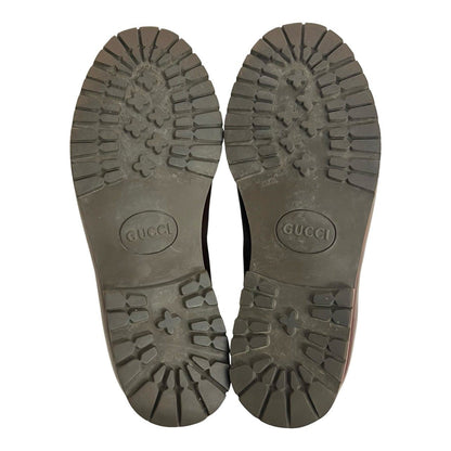 グッチ レザーショートブーツ