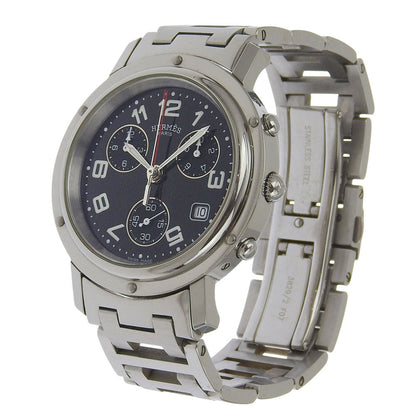 エルメス クリッパー ステンレススチール クロノグラフ