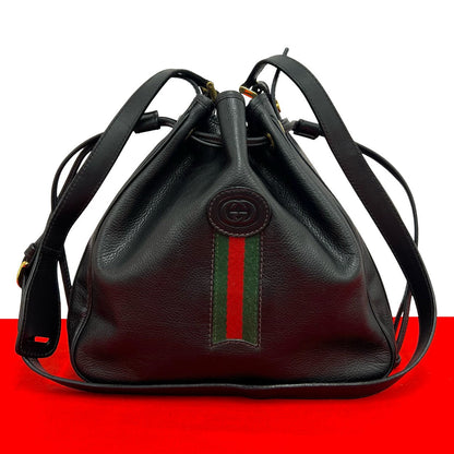 グッチ レザーショルダーバッグ