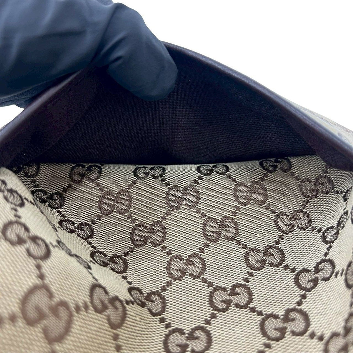 グッチ GGキャンバス レザー ミニショルダーバッグ