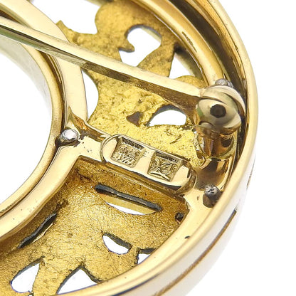 Nobuko Ishikawa ブローチ Au750 ジェード Pt900