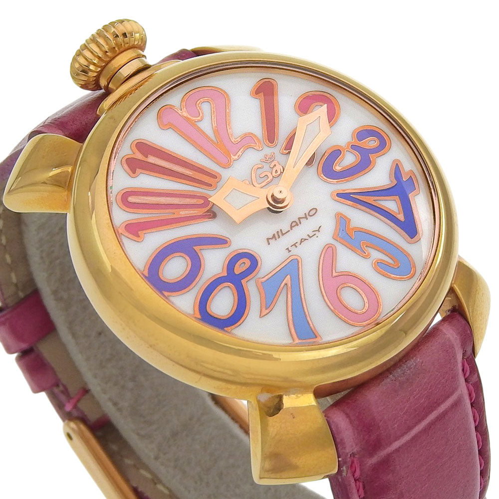 ガガミラノ マヌアーレ40 金メッキ クオーツ